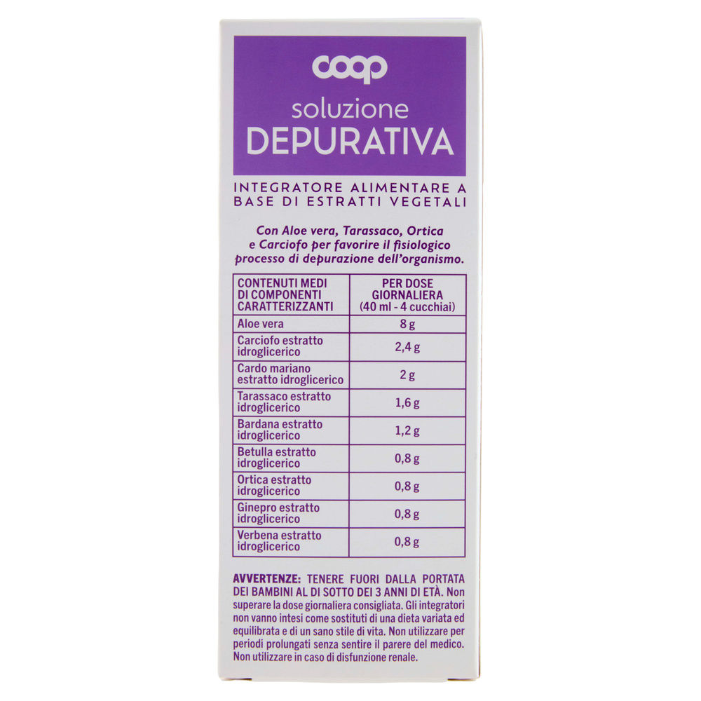 SOLUZIONE DEPURATIVA COOP SCATOLA ML.200 - 5