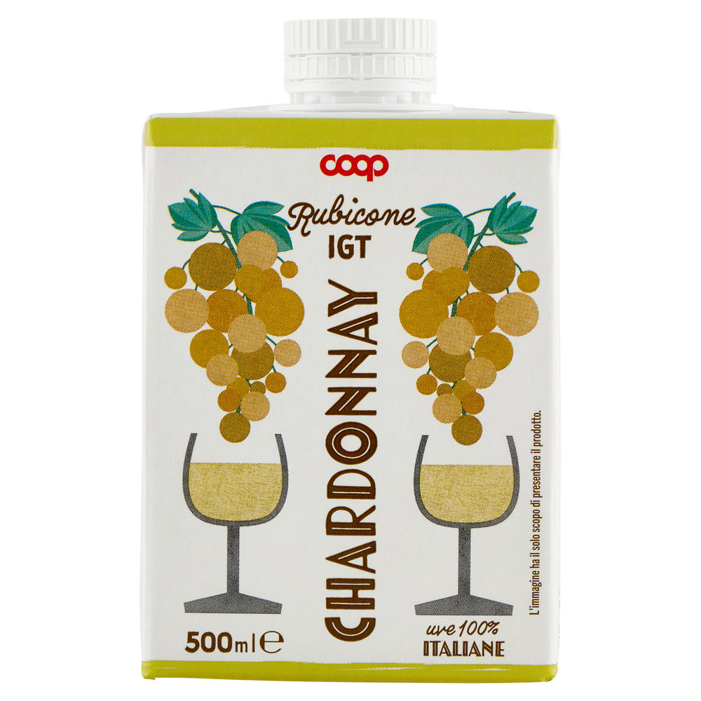 VINO CHARDONNAY DA TAVOLA COOP BRICK ML 500 - 0
