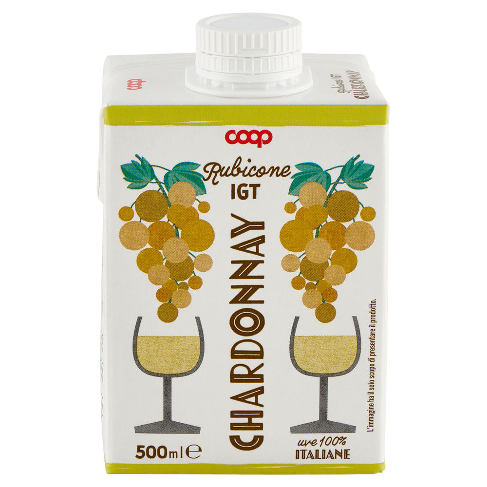 VINO CHARDONNAY DA TAVOLA COOP BRICK ML 500 - 8