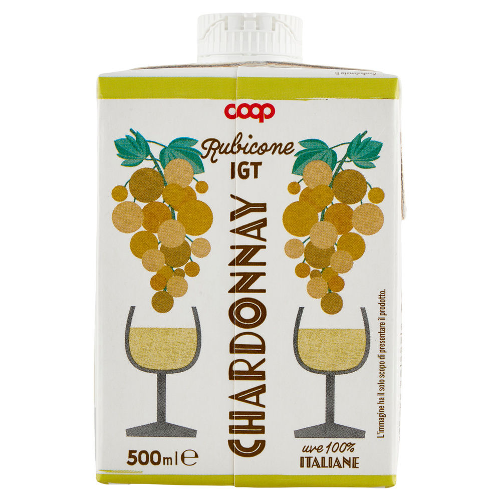 VINO CHARDONNAY DA TAVOLA COOP BRICK ML 500 - 5