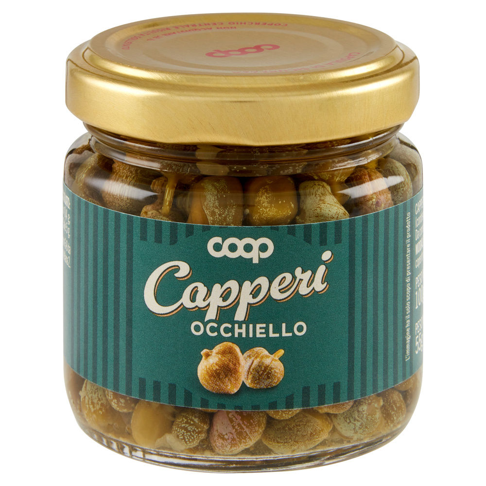 CAPPERI OCCHIELLO ALL'ACETO DI VINO COOP G 100 SGOCC G 55 - 1