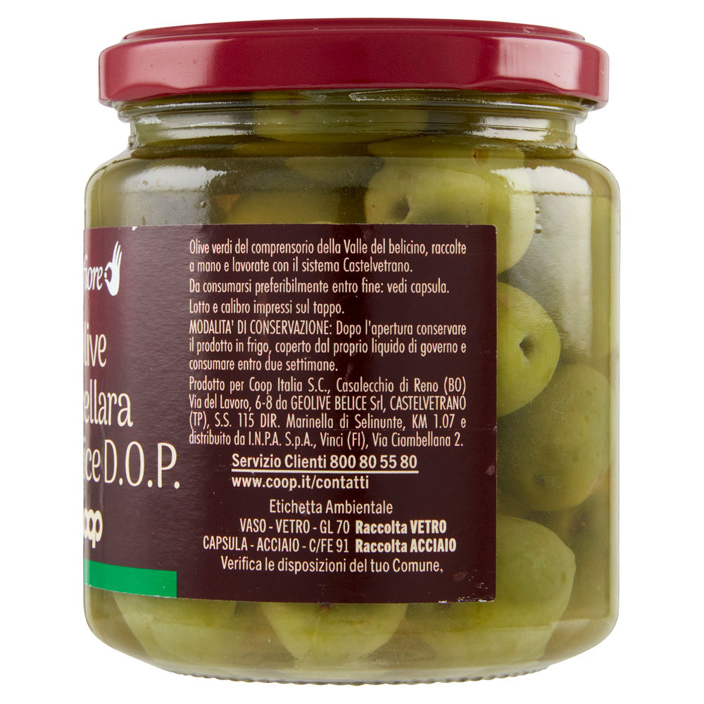 OLIVE NOCELLARA DEL BELICE IN SALAMOIA DOP COOP FIOR FIORE G 300 SGOCC G 160 - 5