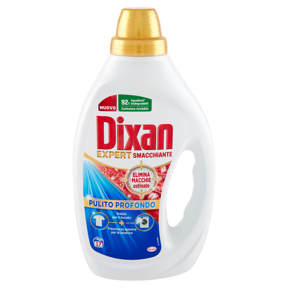 DETERSIVO LAVATRICE LIQUIDO DIXAN 17LAV SMACCHIANTE L 0,765 - 7