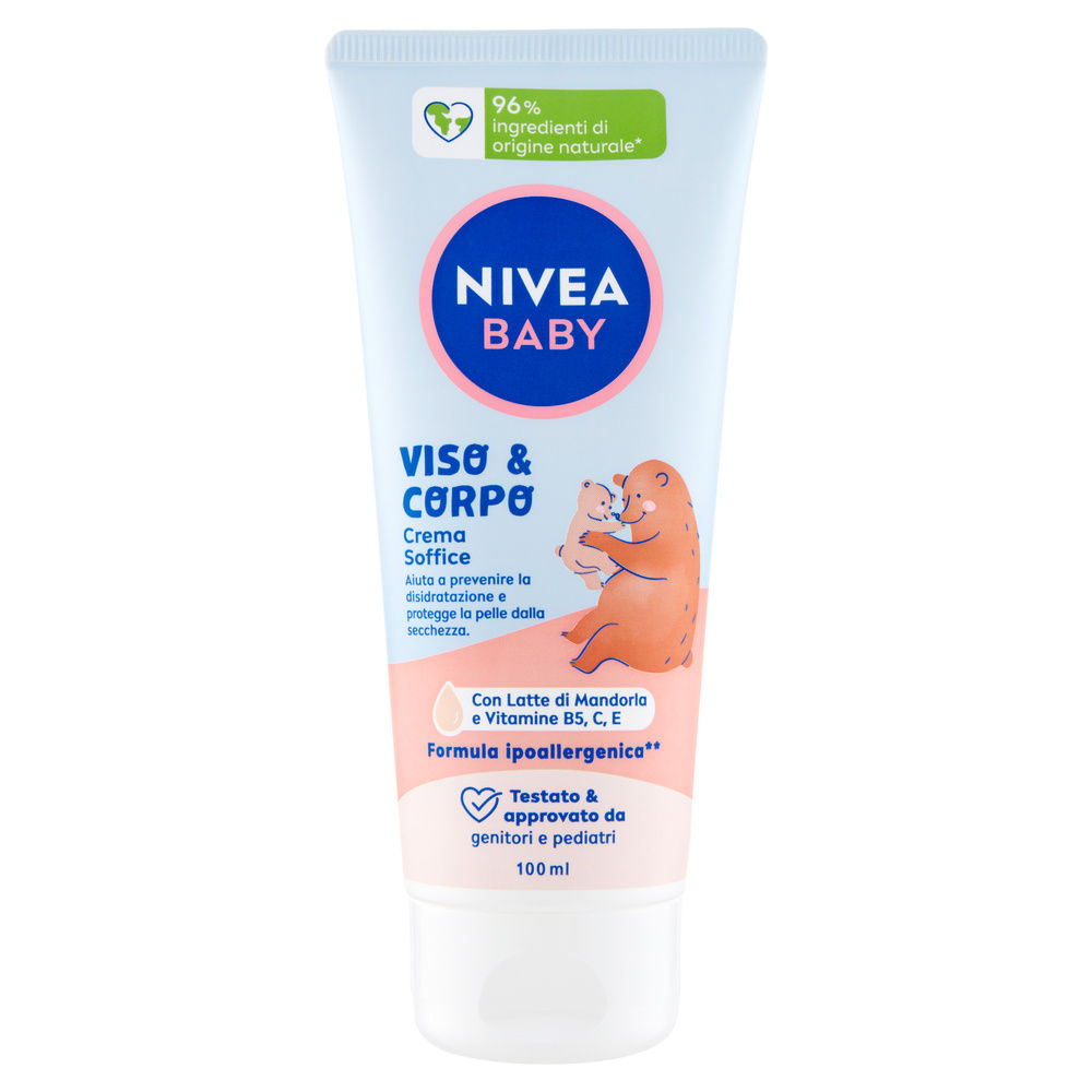 CREMA SOFFICE NIVEA BABY VISO E CORPO IDRATANTE ML 100 - 0