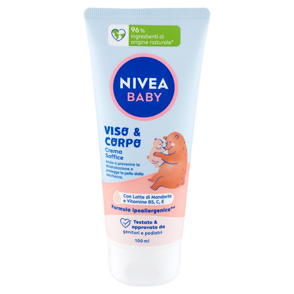 CREMA SOFFICE NIVEA BABY VISO E CORPO IDRATANTE ML 100 - 7