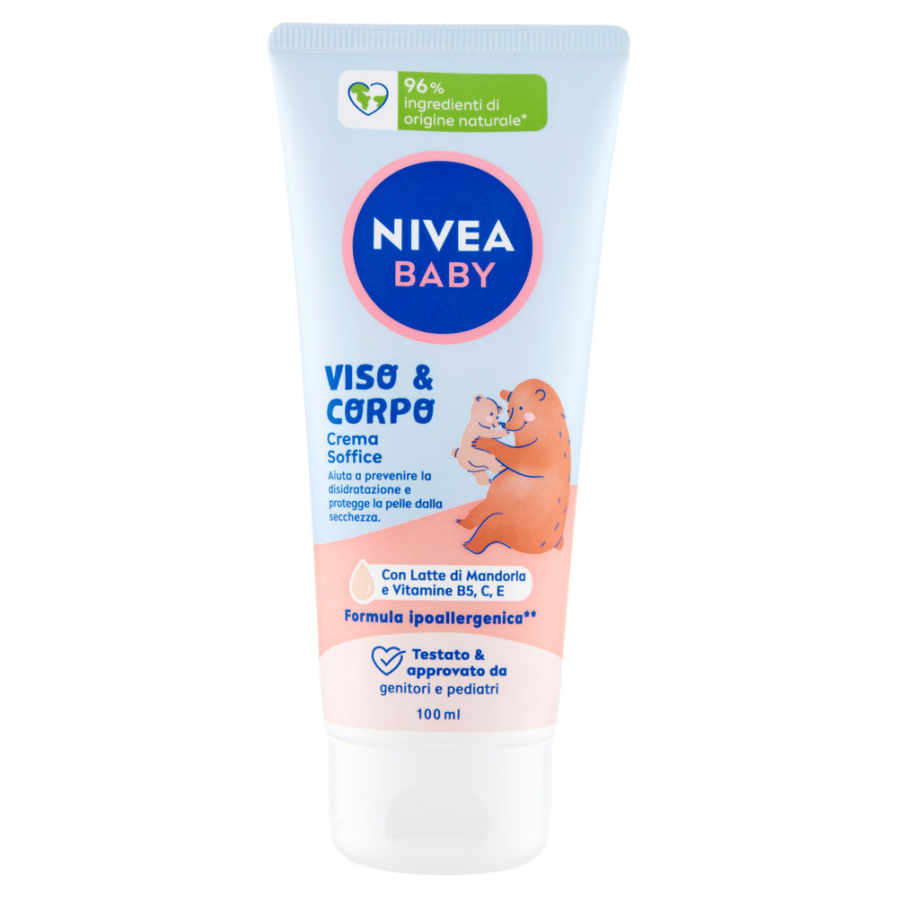 CREMA SOFFICE NIVEA BABY VISO E CORPO IDRATANTE ML 100 - 6