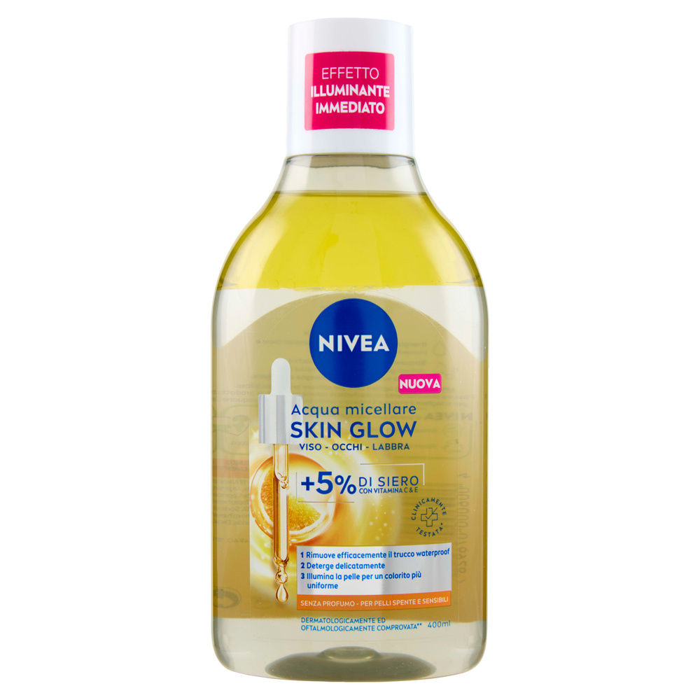ACQUA MICELLARE NIVEA SIERO INFUSA ILLUMINANTE ML 400 - 1