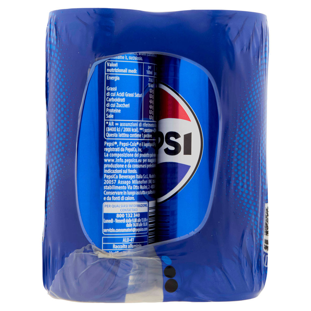 PEPSI REGULAR LATTINA CLUSTER ML 250 X 4 - 5