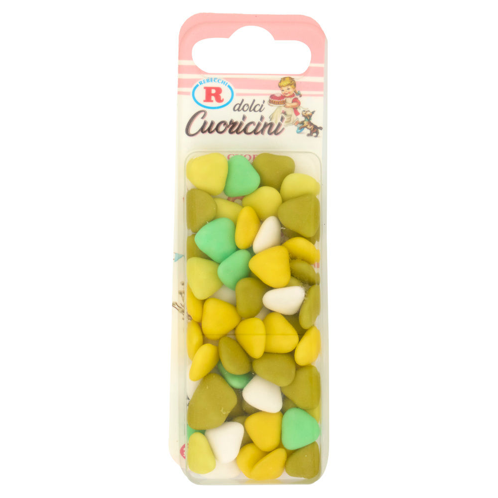 DECORAZIONI CUORICINI CIOCCOLATO VERDI REBECCHI BUSTA G 60 - 6