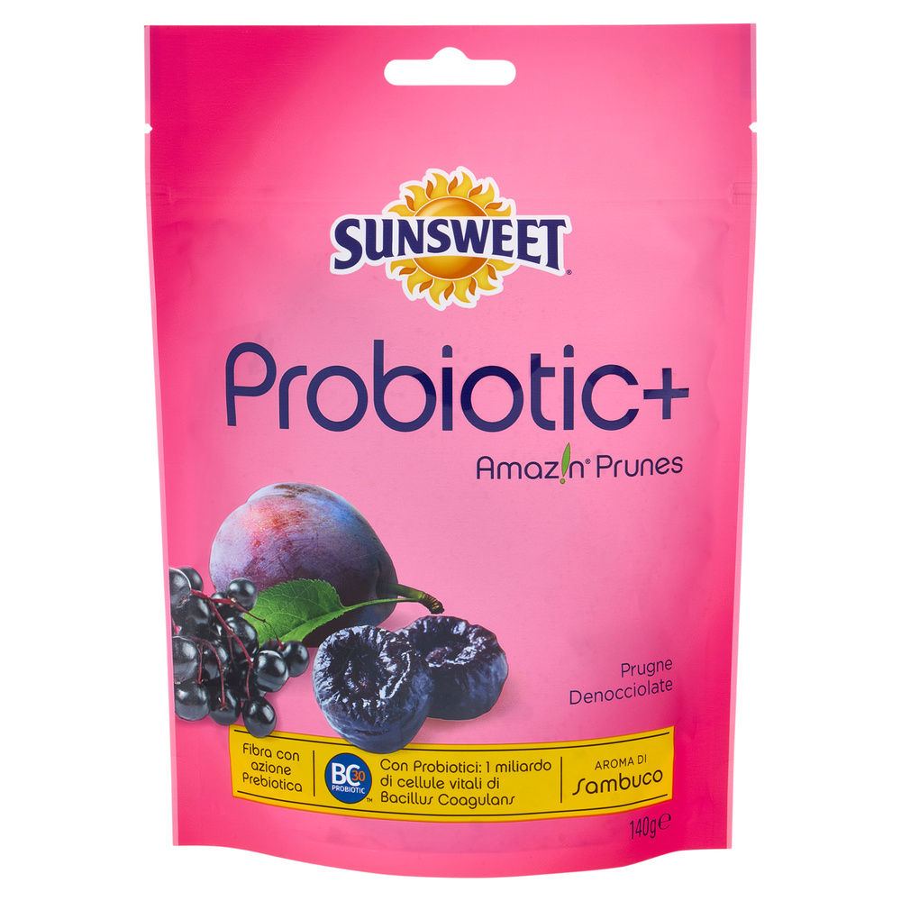 PRUGNE DENOCCIOLATE ADDIZIONATE DI PROBIOTICI SUNSWEET DOYPACK G140 - 7