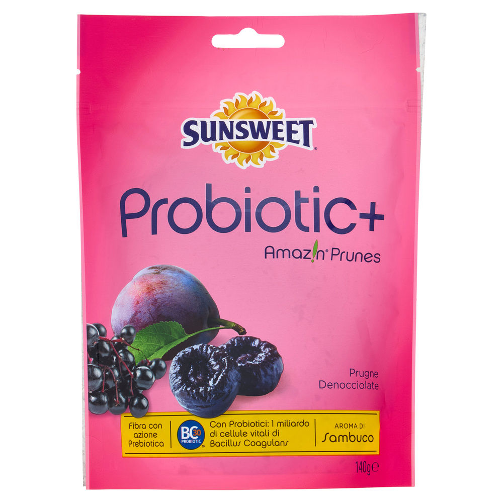 PRUGNE DENOCCIOLATE ADDIZIONATE DI PROBIOTICI SUNSWEET DOYPACK G140 - 6
