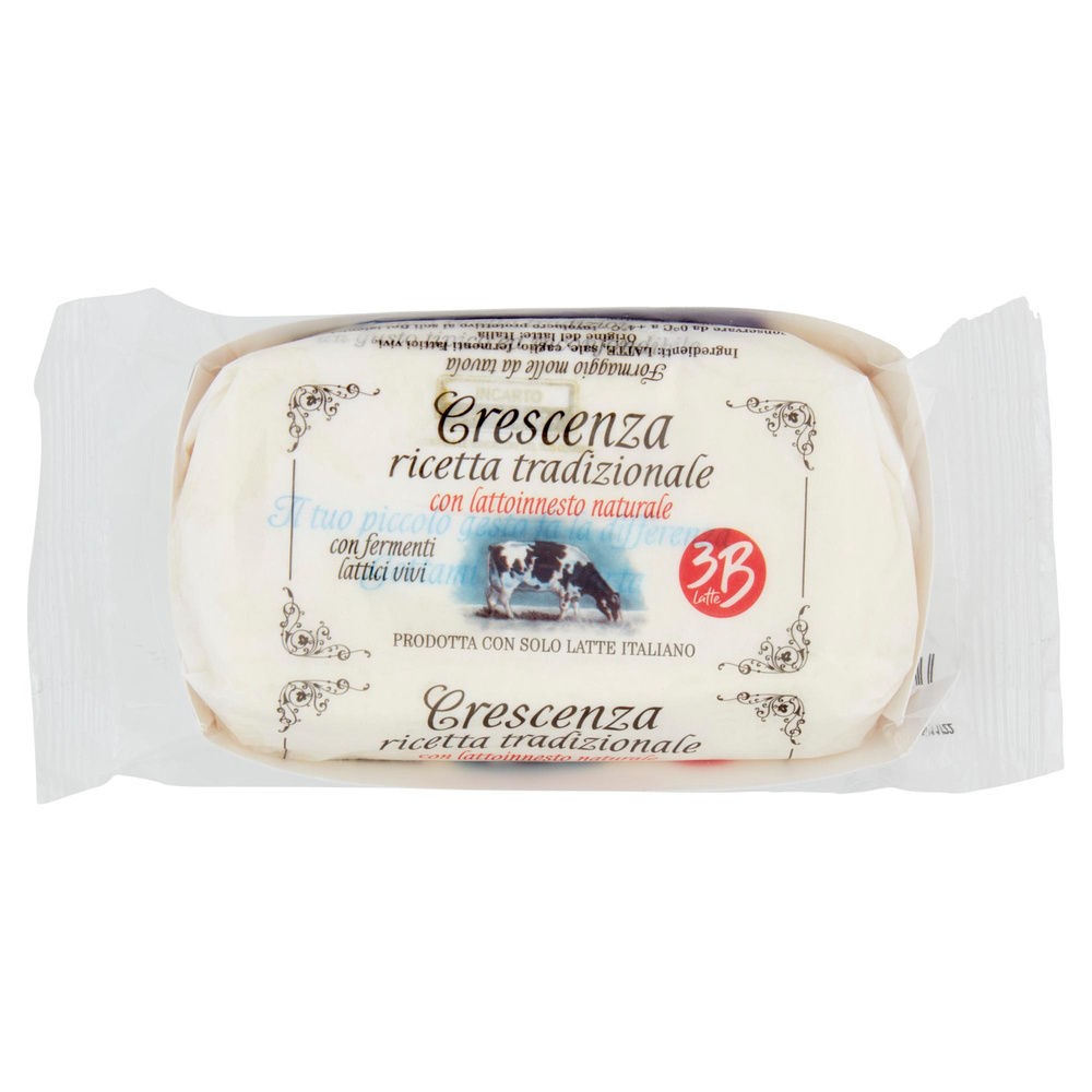 CRESCENZA CON LATTOINNESTO NATURALE 250 G 3B LATTE - 2