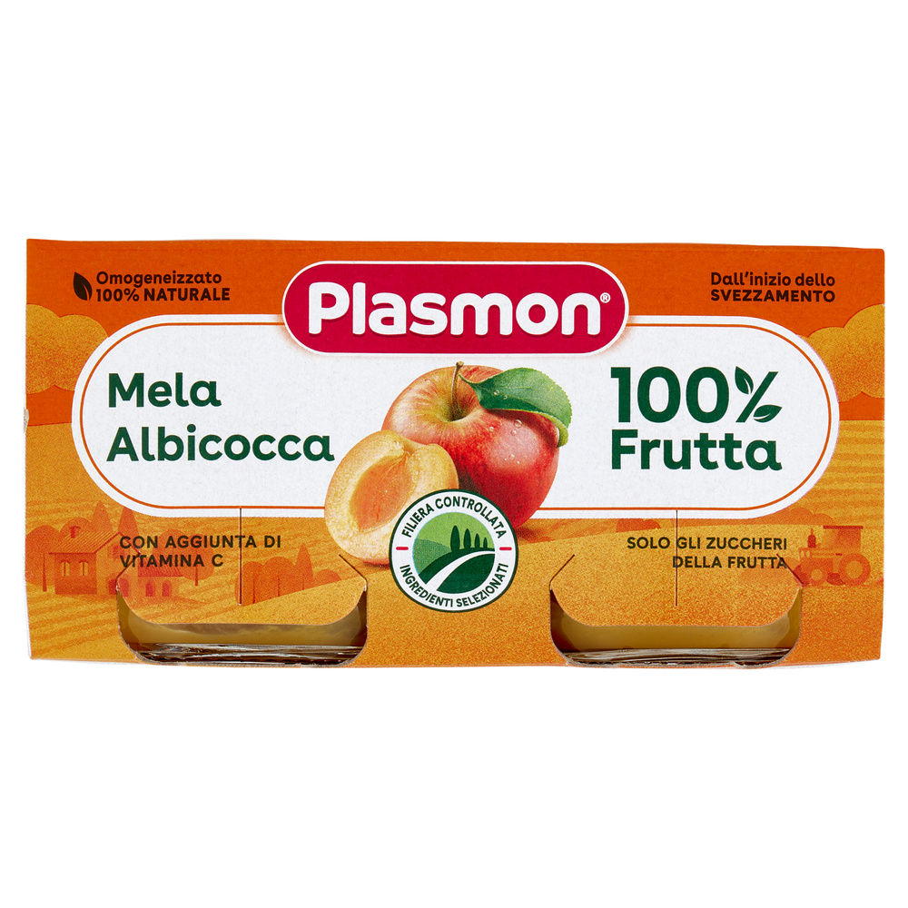 OMOGENEIZZATO MELA ALBICOCCA PLASMON G 2X80 G 160 - 0