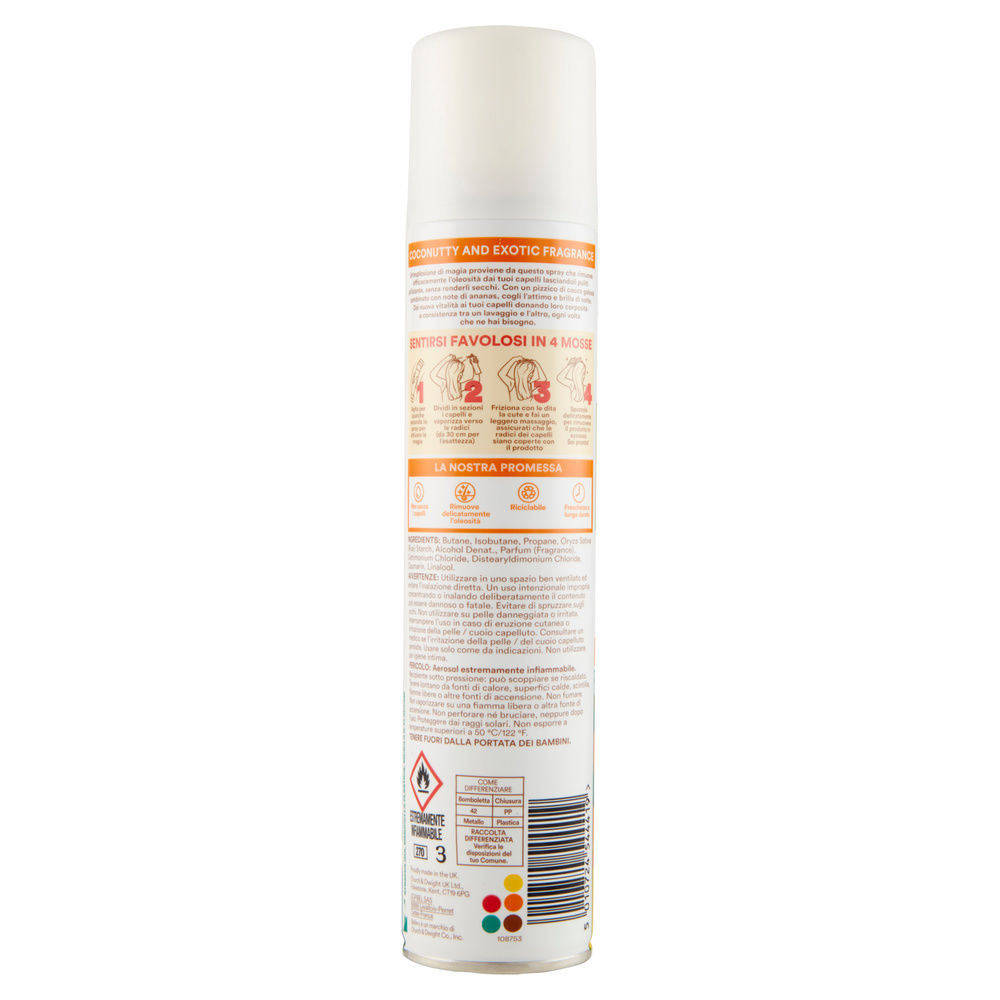 SHAMPOO SECCO BELLERY TROPICAL ML 200 - 4