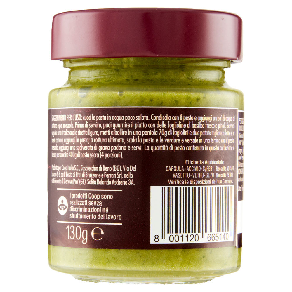 PESTO FRESCO GENOVESE FIOR FIORE COOP G 130 - 2