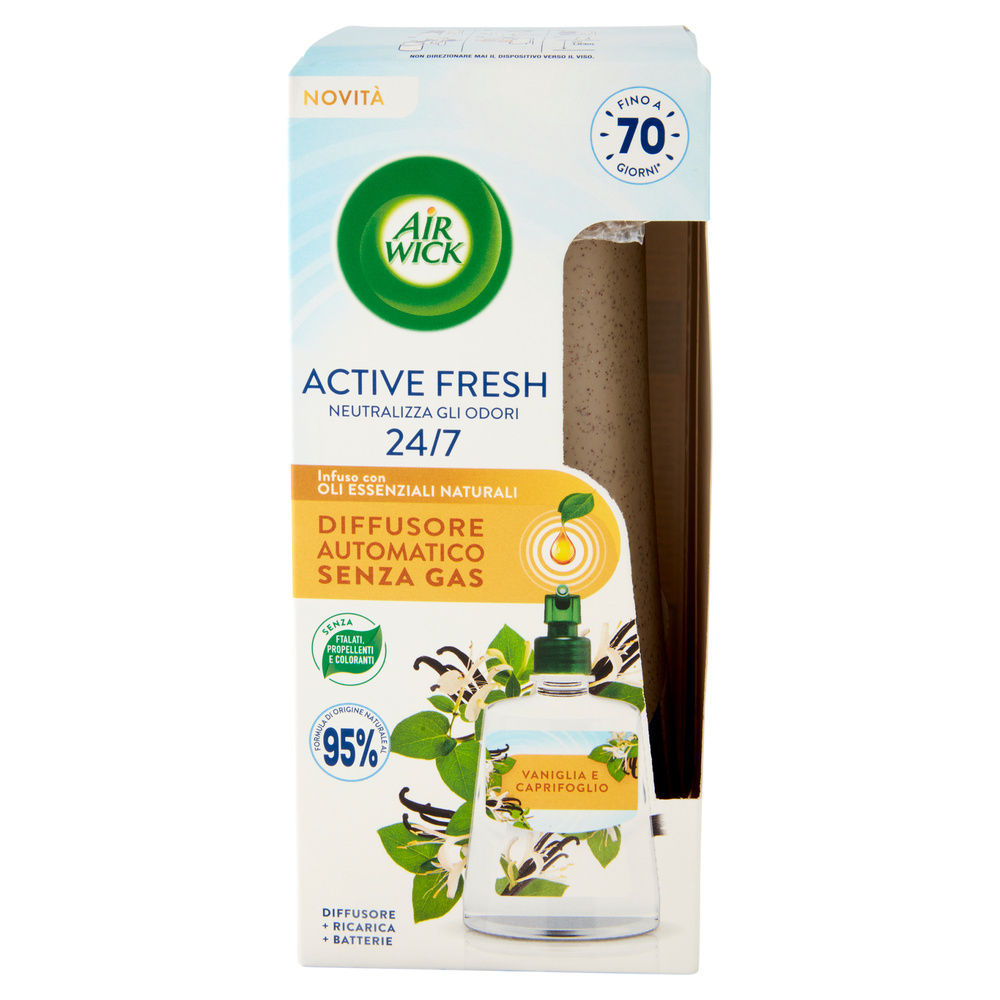 DIFFUSORE AUTOMATICO AIR WICK ACTIVE FRESH VANIGLIA E CAPRIFOGLIO ML 228 - 7