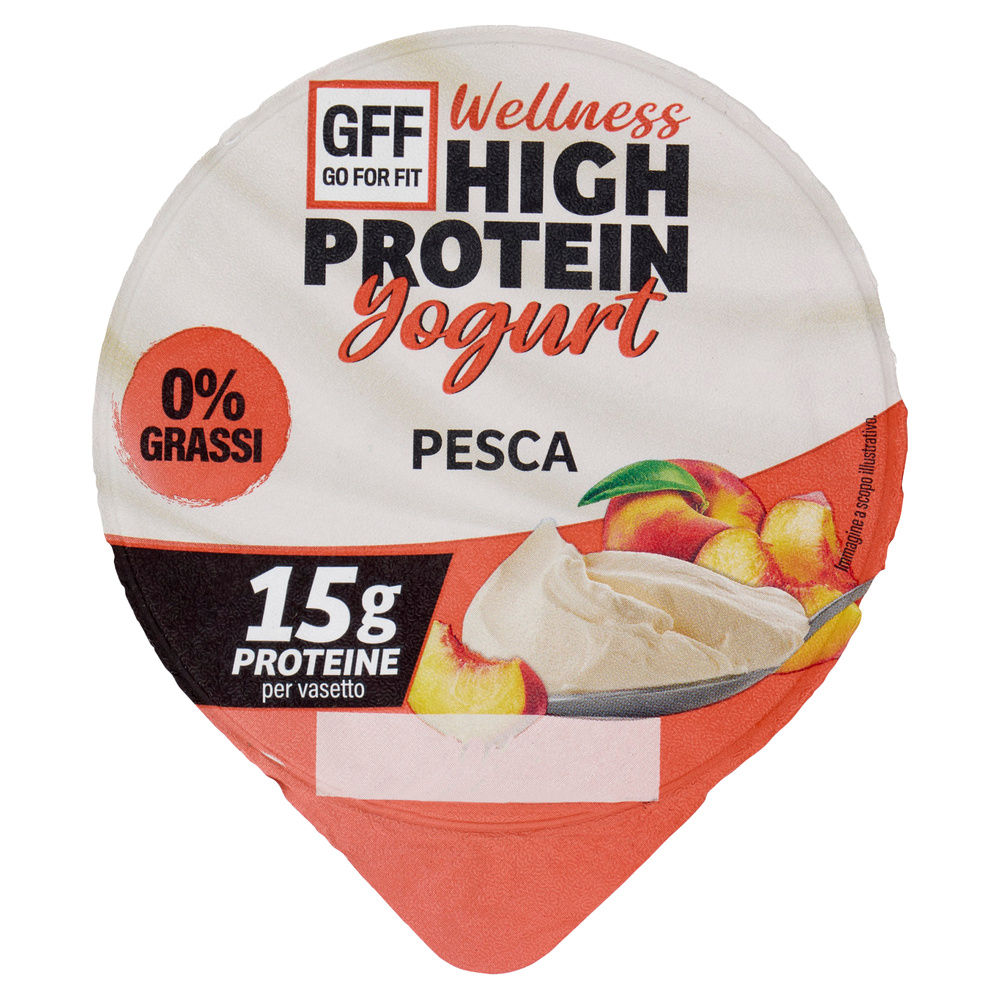 YOGURT PESCA 0% SENZA LATTOSIO HIGH PROTEIN GO FOR FIT G 160 - 7