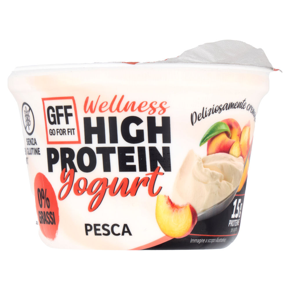 YOGURT PESCA 0% SENZA LATTOSIO HIGH PROTEIN GO FOR FIT G 160 - 3