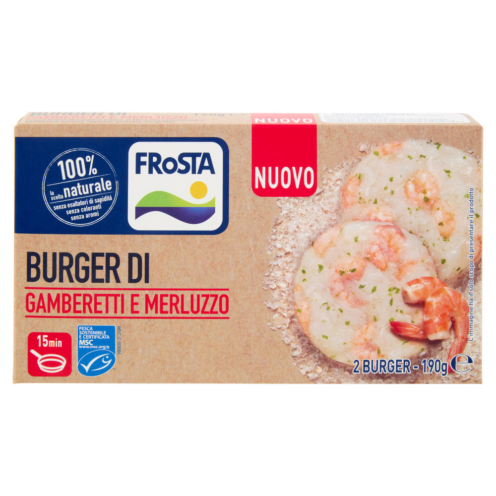 BURGER GAMBERI & MERLUZZO FROSTA G 190 - 6