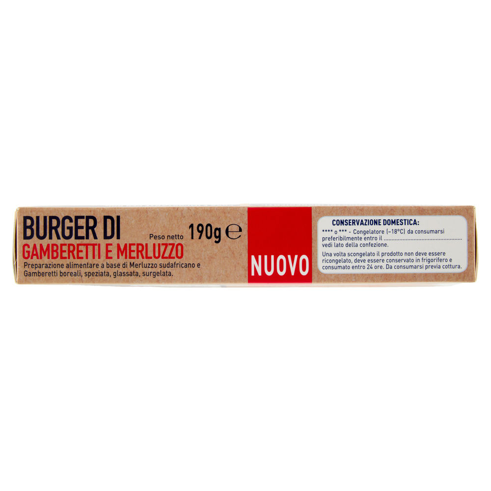 BURGER GAMBERI & MERLUZZO FROSTA G 190 - 2