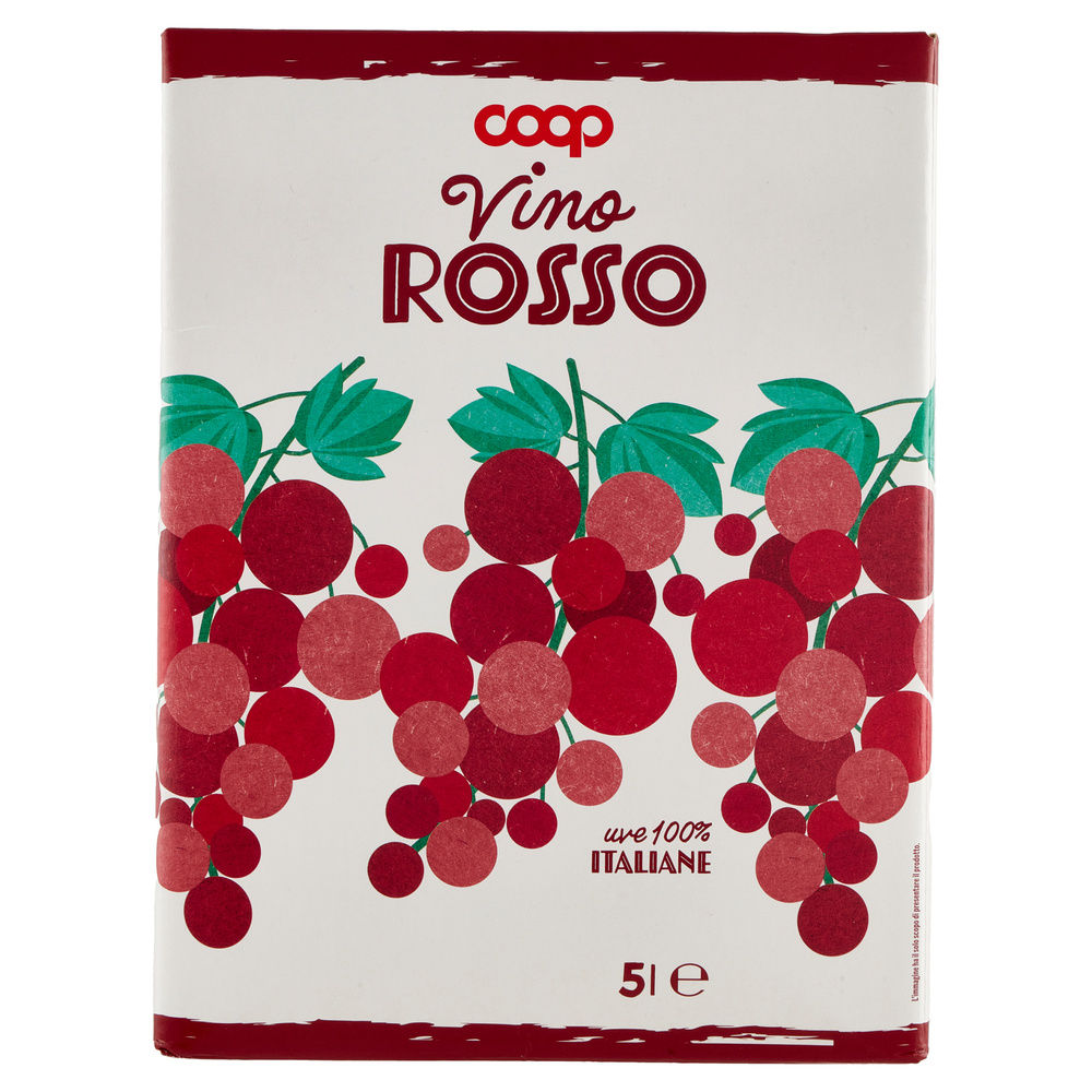 VINO ROSSO DA TAVOLA COOP BAG IN BOX  L 5 - 3