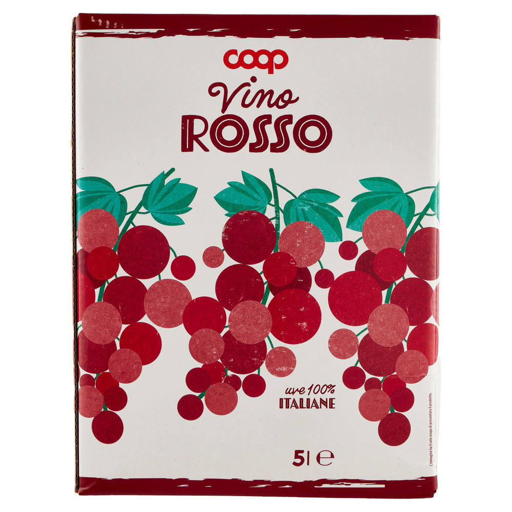 VINO ROSSO DA TAVOLA COOP BAG IN BOX  L 5 - 1