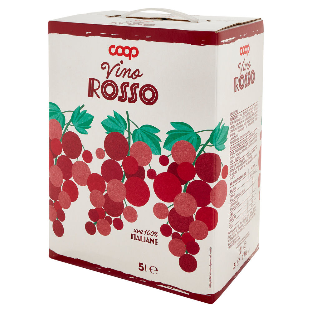 VINO ROSSO DA TAVOLA COOP BAG IN BOX  L 5 - 5