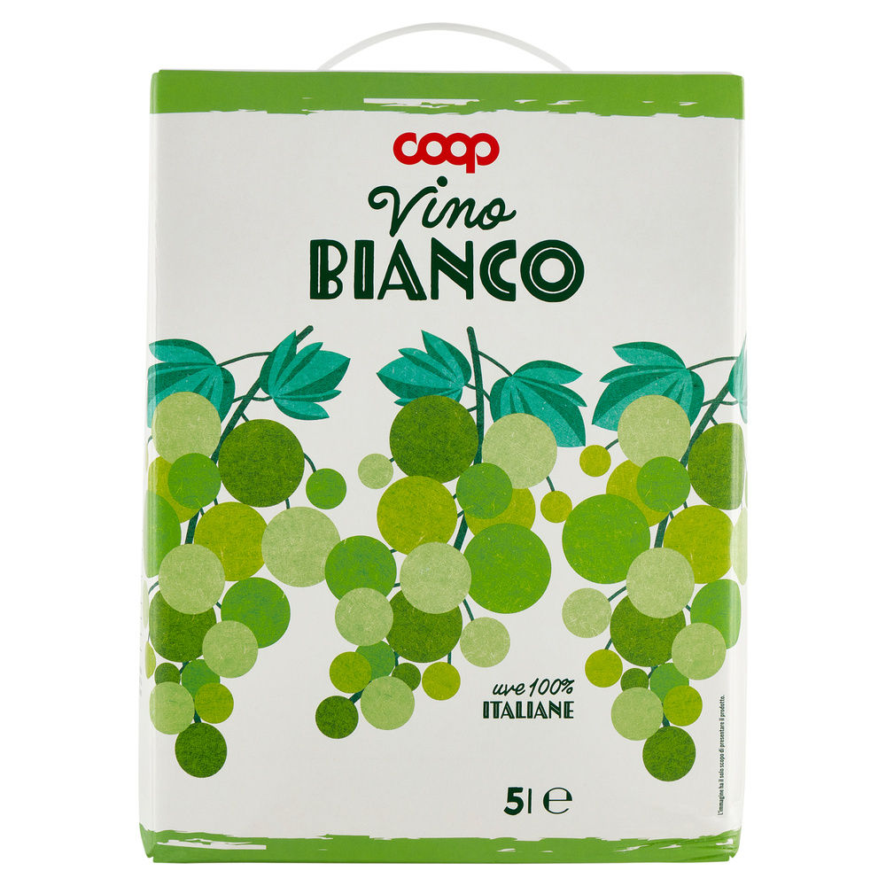 Vino bianco da tavola coop bag in box l 5