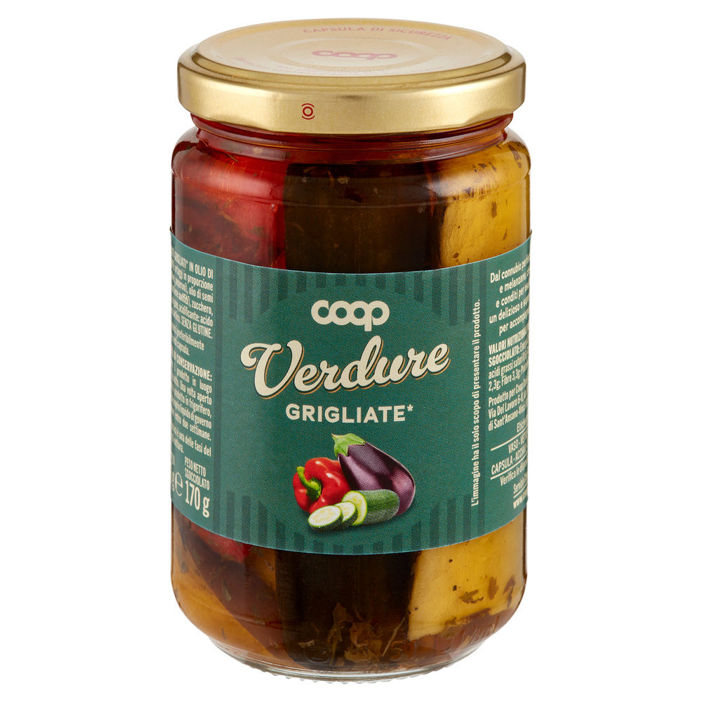 VERDURE MISTE GRIGLIATE OLIO GIRASOLE COOP G 280 - 7