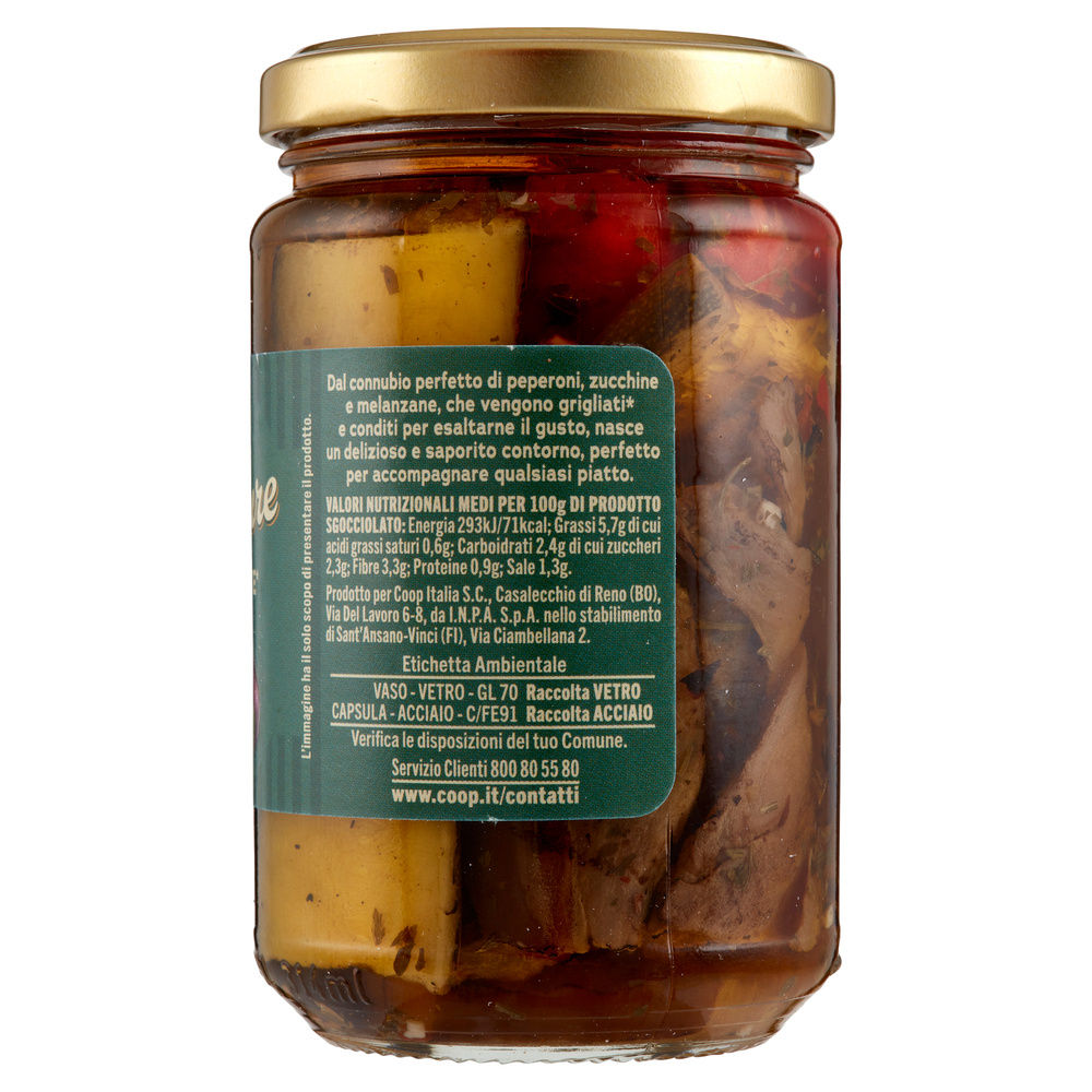 VERDURE MISTE GRIGLIATE OLIO GIRASOLE COOP G 280 - 3