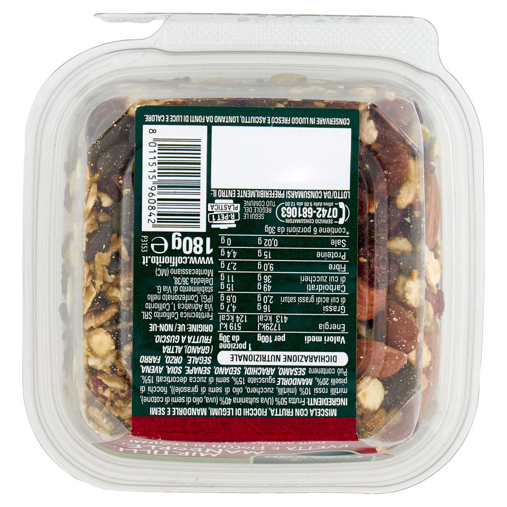 SNACK MIX ROSSO MORDI LA NATURA VH G 180 - 4