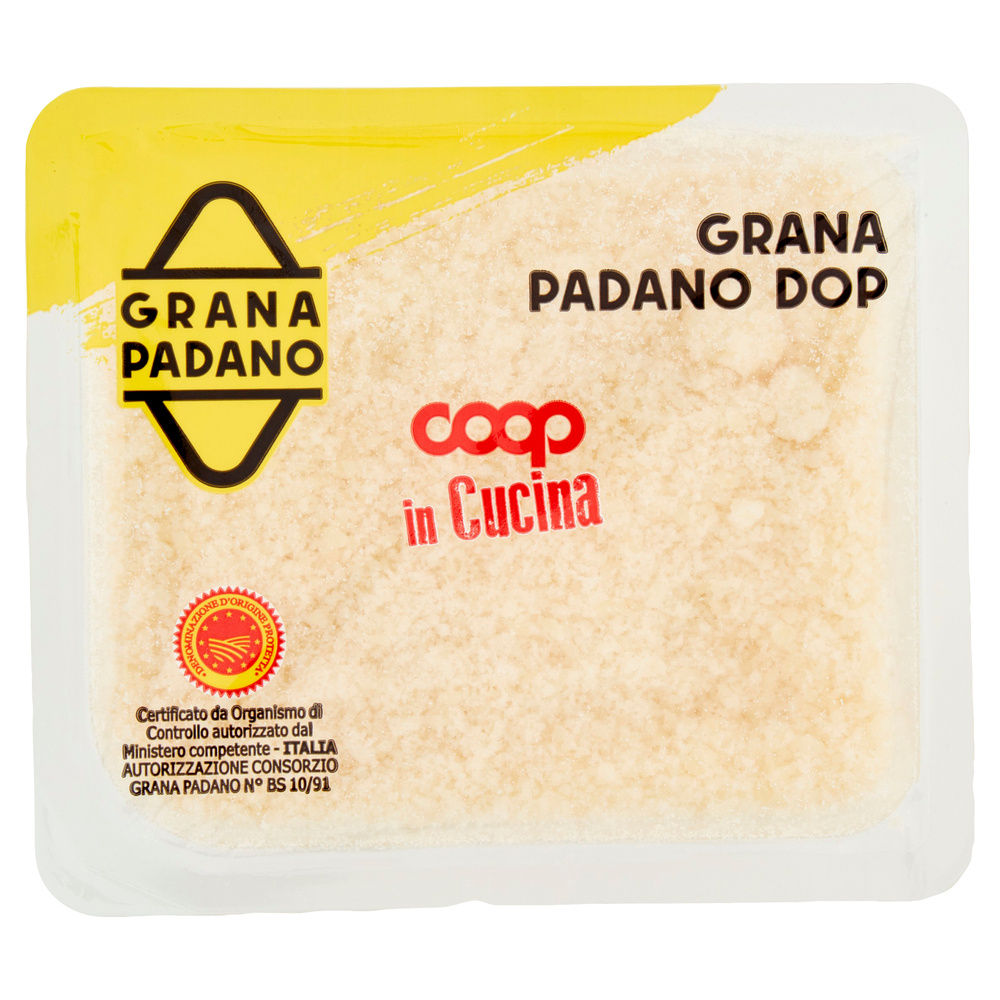 GRANA PADANO GRATTUGIATO DOP STAGIONATURA MINIMA 10 MESI IN CUCINA COOP G 100 - 2