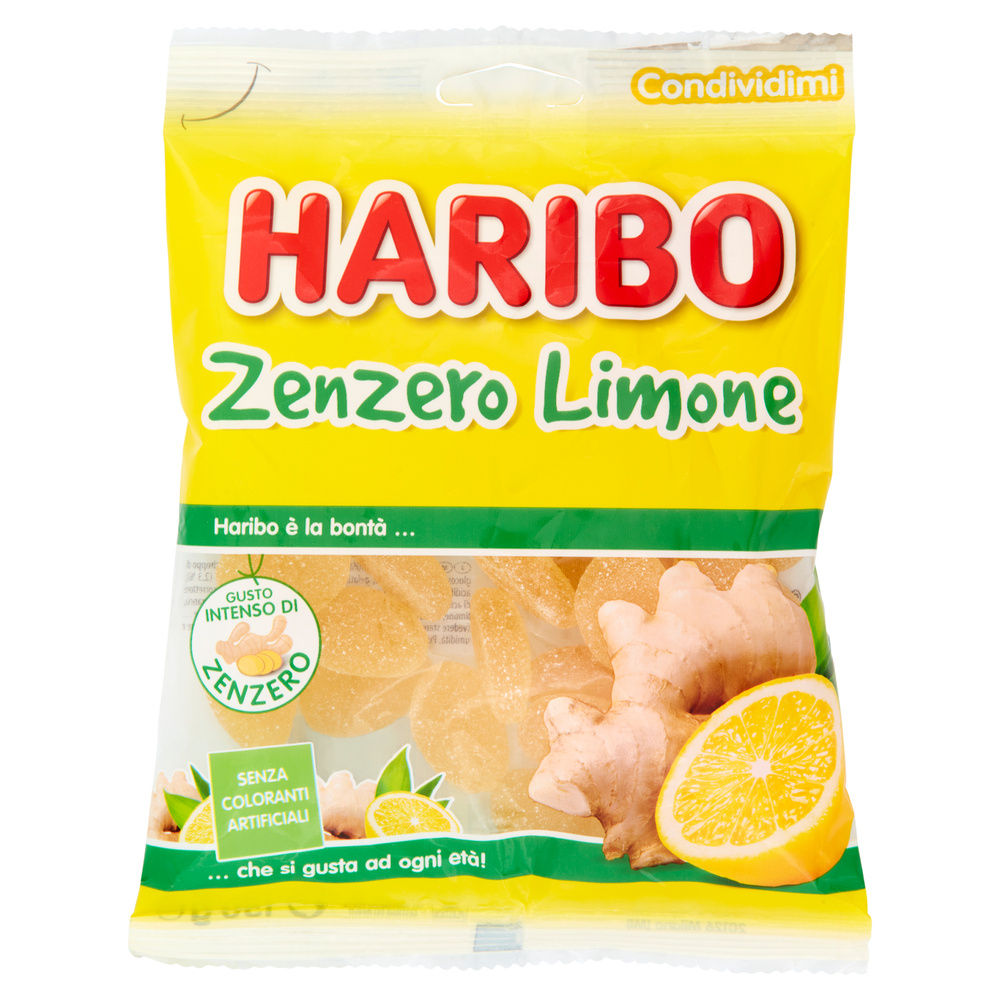 CARAMELLE ZENZERO E LIMONE HARIBO G150 - 0