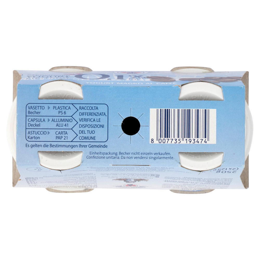 YOGURT VIPITENO MAGRO 0,1% CAFFE' 2X125G - 6