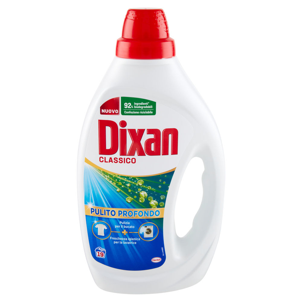 DETERSIVO LAVATRICE LIQUIDO DIXAN 19LAV CLASSICO L 0,855 - 2