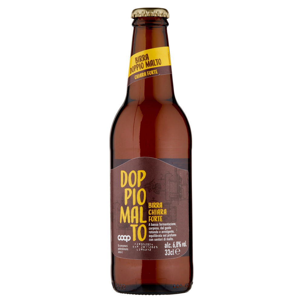 BIRRA DOPPIO MALTO 6,8 GRADI CHIARA COOP BOTTIGLIA ML 330 - 2