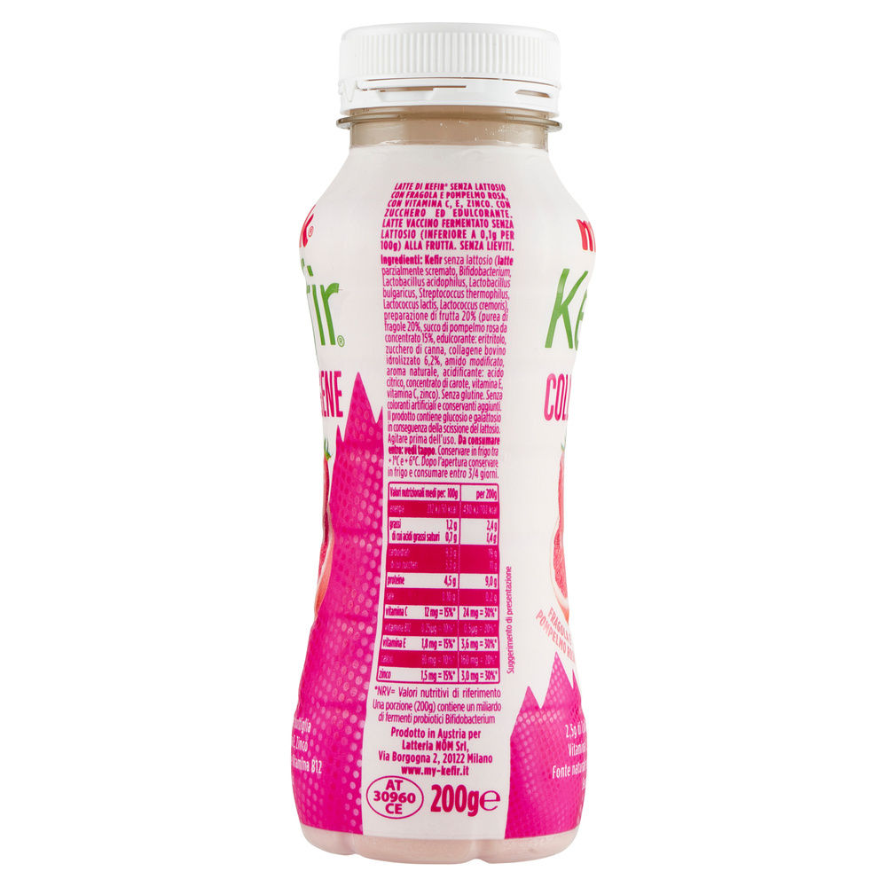 KEFIR DA BERE COLLAGENE POMPELMO ROSA E FRAGOLA MILK G 200 - 6