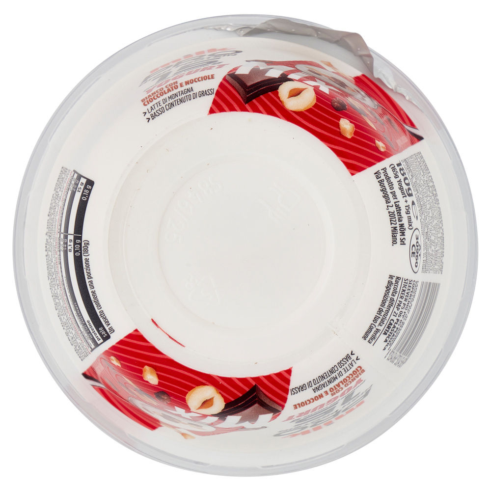 YOGURT MIX BIANCO CON CIOCCOLATO E NOCCIOLE MILK PRO G 180 - 3