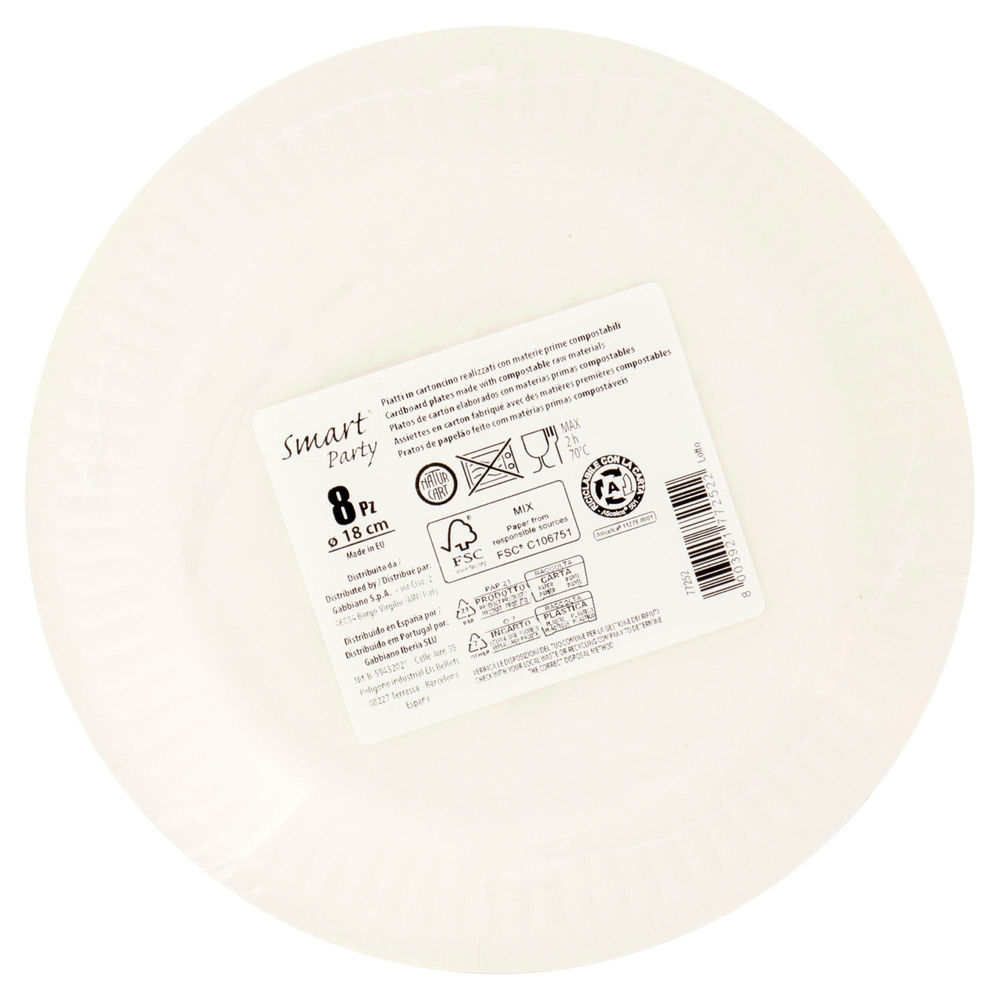 PIATTI 18 UNICORN N.CART SMART PZ.8 - 1