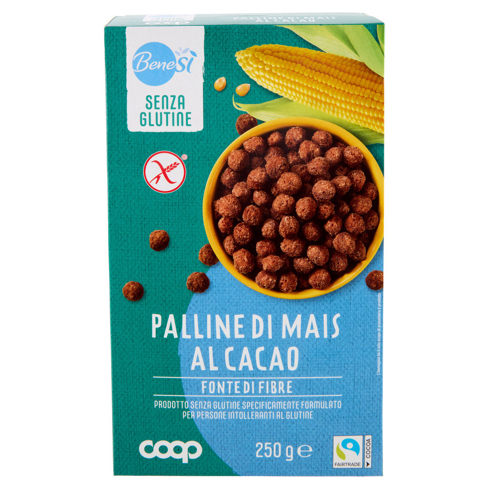 PALLINE DI MAIS AL CIOCCOLATO SENZA GLUTINE BENE SI' COOP G 250 - 7