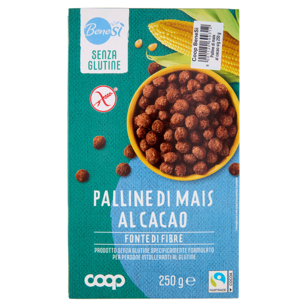 PALLINE DI MAIS AL CIOCCOLATO SENZA GLUTINE BENE SI' COOP G 250 - 1