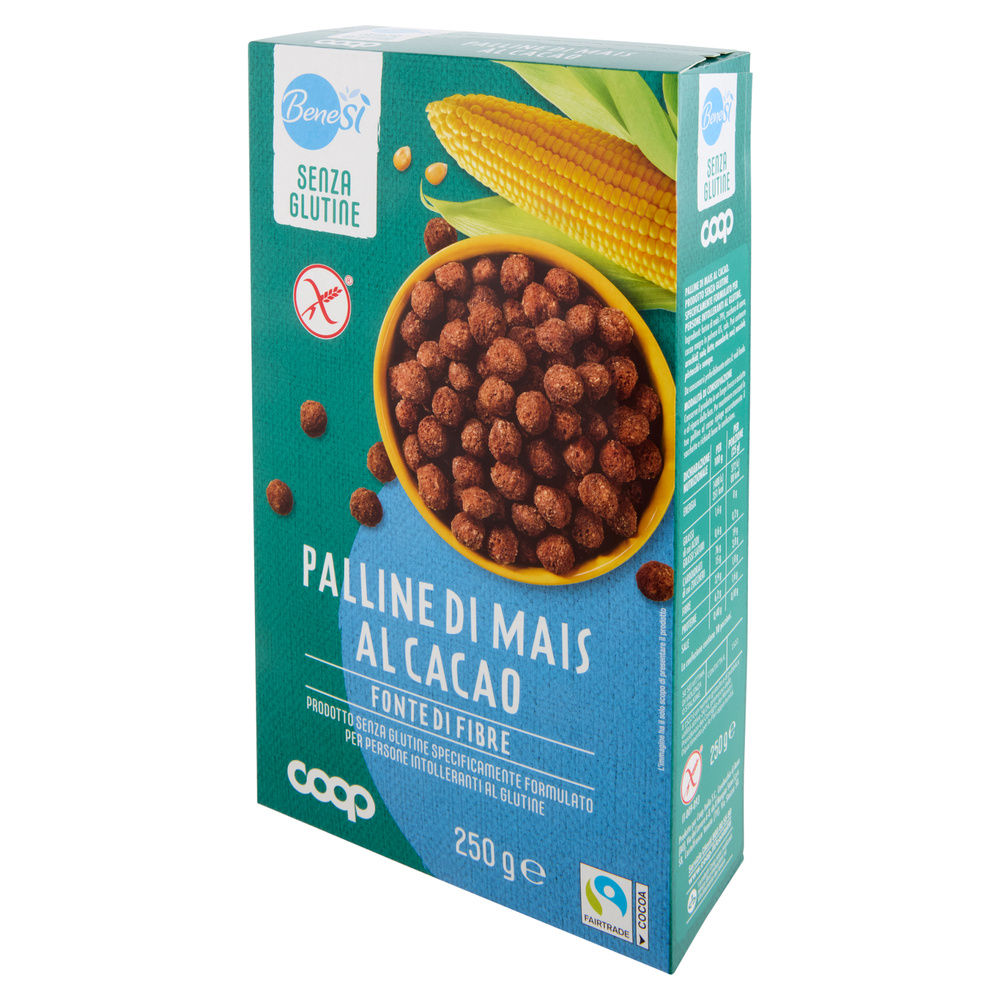 PALLINE DI MAIS AL CIOCCOLATO SENZA GLUTINE BENE SI' COOP G 250 - 6