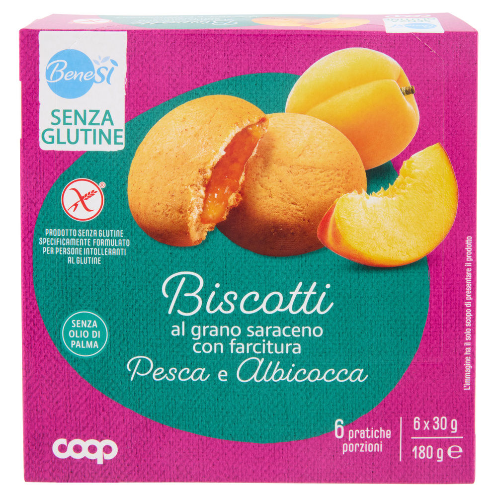 BISCOTTO GRANO SARAC RIP ALBIC SENZA GLUTINE G180 BENESÌ 6 CONFEZIONI CON G2X15 - 2