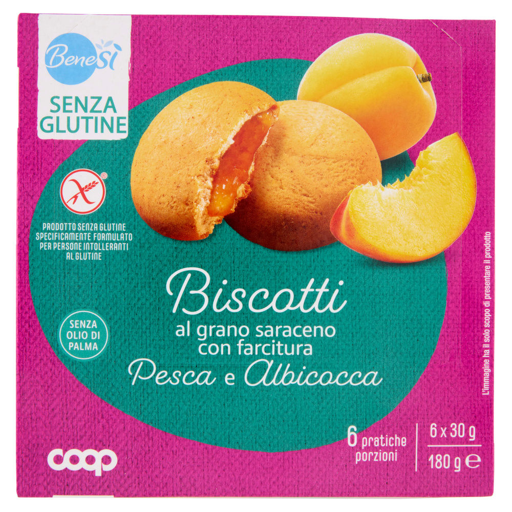 BISCOTTO GRANO SARAC RIP ALBIC SENZA GLUTINE G180 BENESÌ 6 CONFEZIONI CON G2X15 - 3