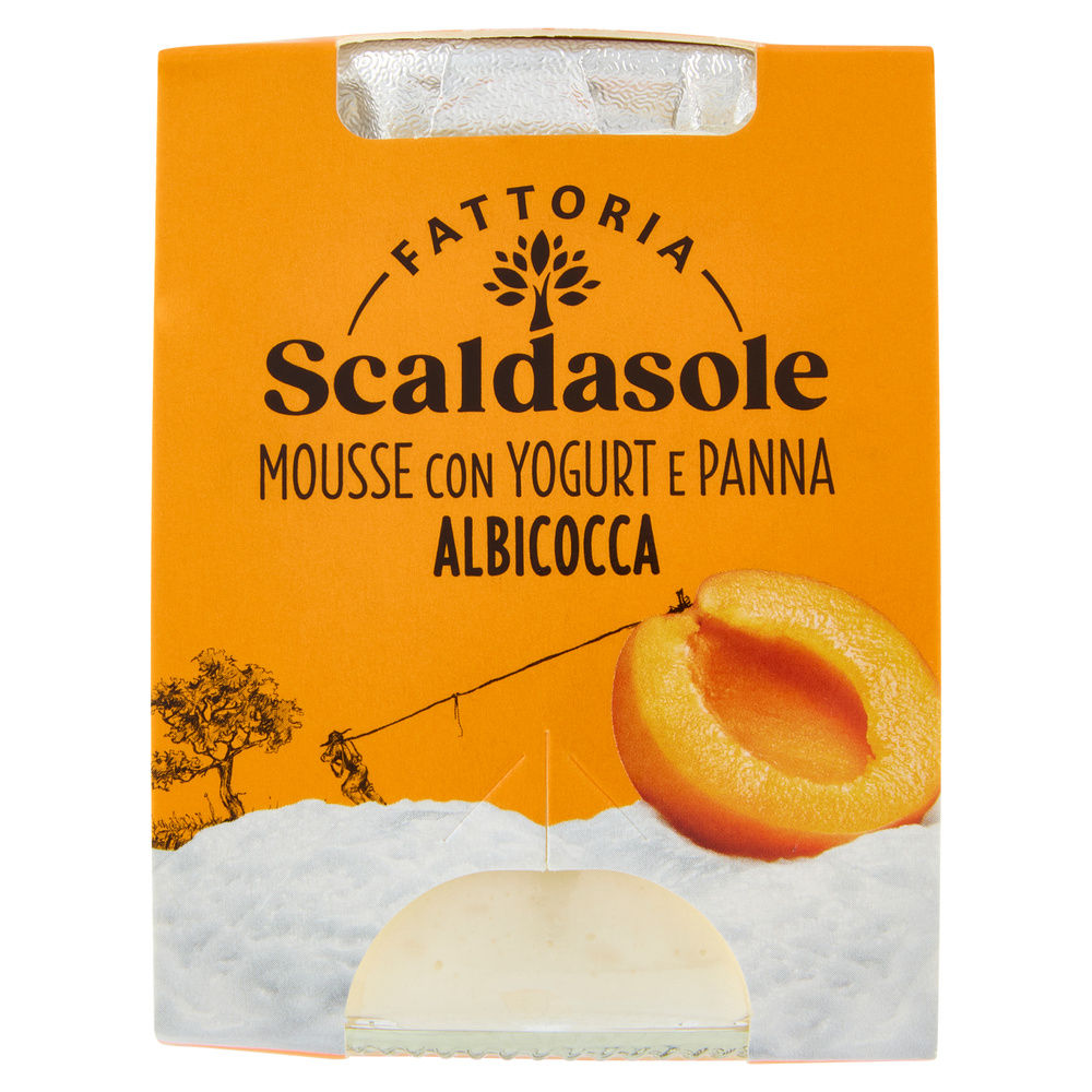 MOUSSE BIO YOGURT E ALBICOCCA SCALDASOLE G 75 - 0