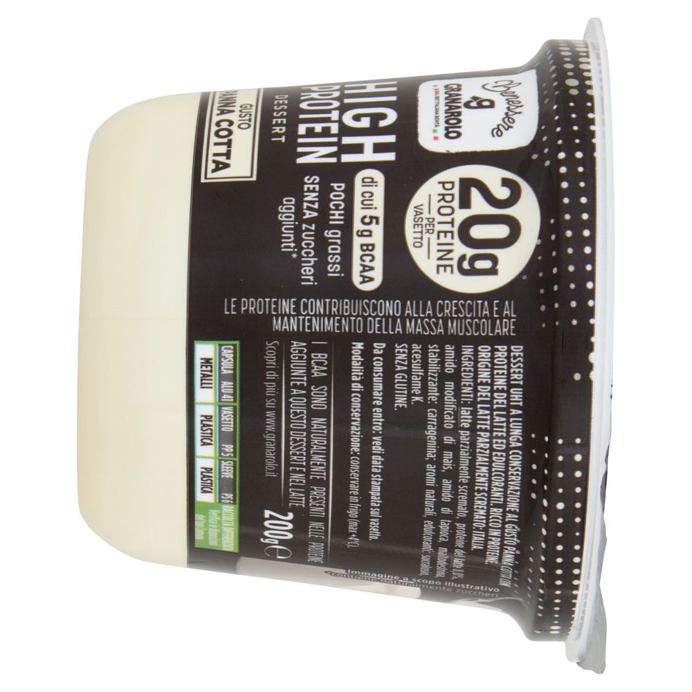 DESSERT HIGH PROTEIN PANNA COTTA GRANAROLO BENESSERE G 200 - 4