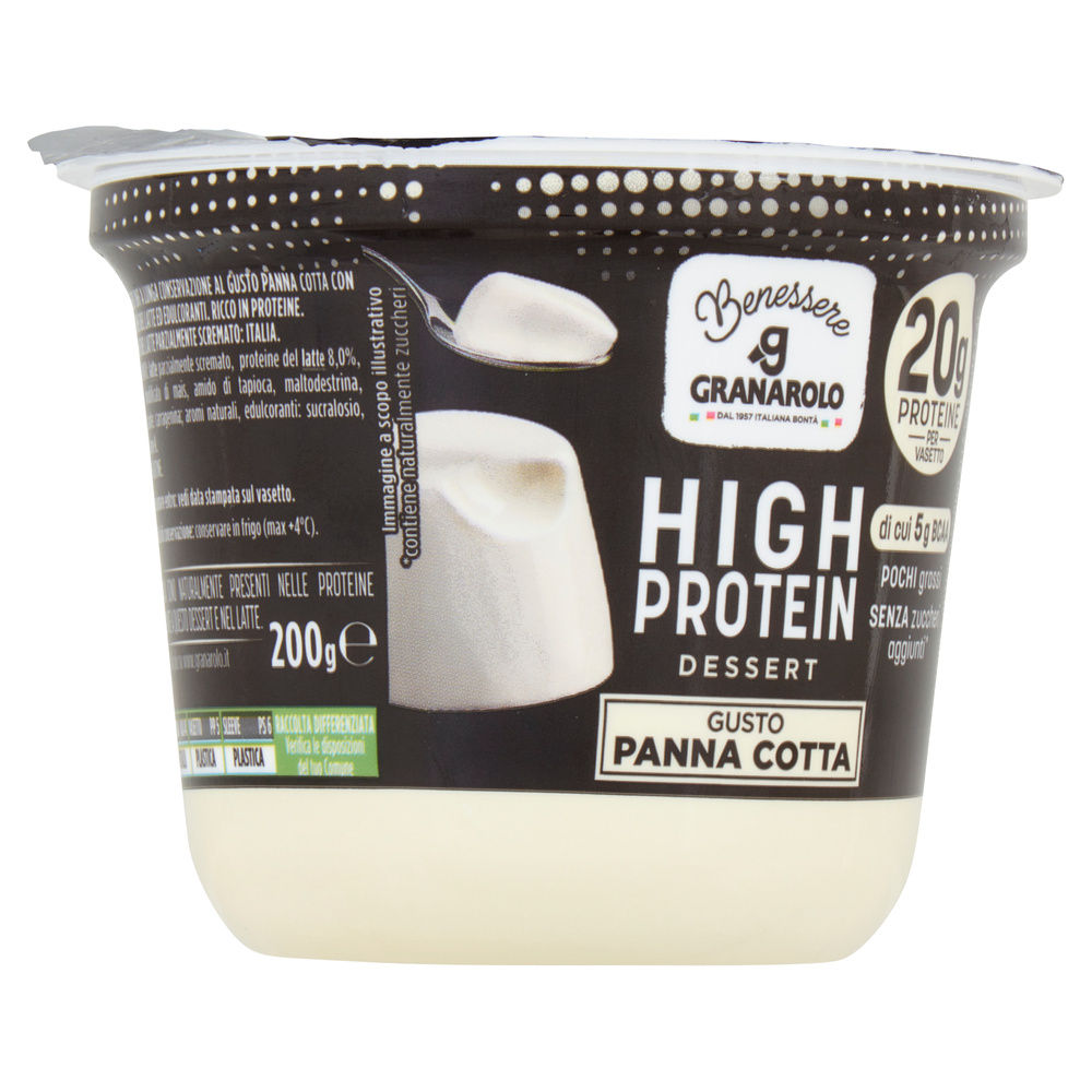 DESSERT HIGH PROTEIN PANNA COTTA GRANAROLO BENESSERE G 200 - 7