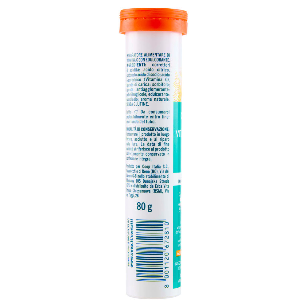 INTEGRATORE  VITAMINA C EFFERVESCENTE COOP G80 - 6