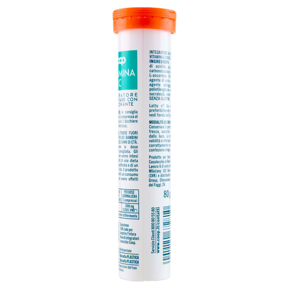 INTEGRATORE  VITAMINA C EFFERVESCENTE COOP G80 - 1
