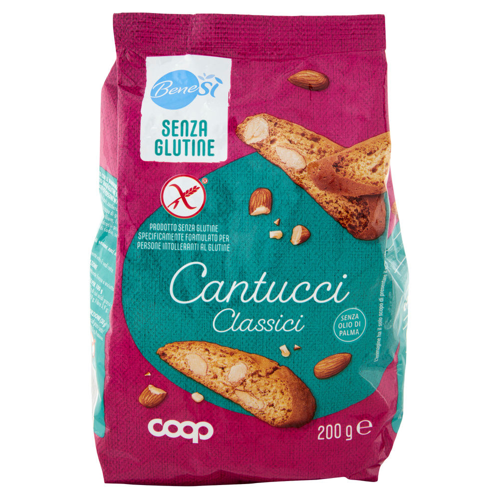 BISCOTTI TIPO CANTUCCI SENZA GLUTINE BENE SI' COOP G 200 - 3